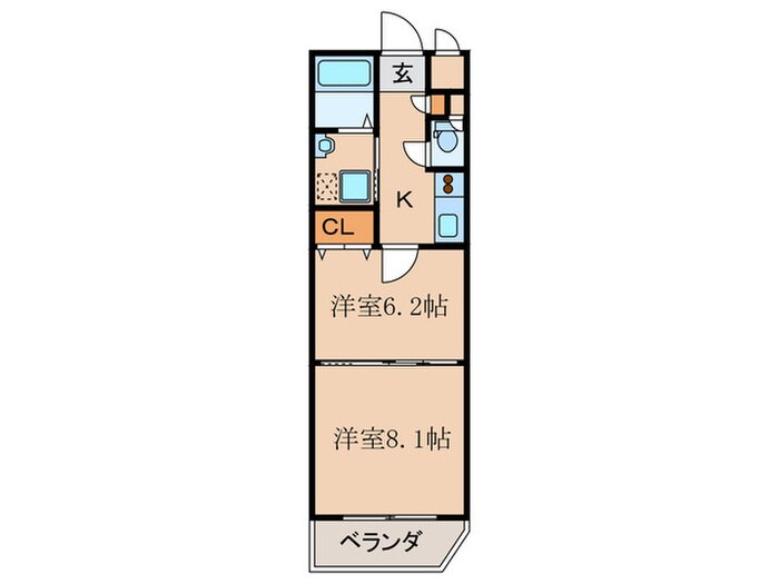 間取り図 コンフォルト小倉