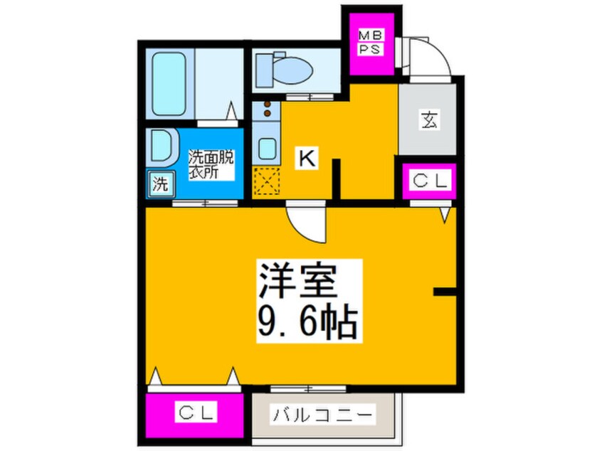 間取図 エヌエムキャトフヴァンドゥ