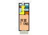 ホークメゾン 1Rの間取り