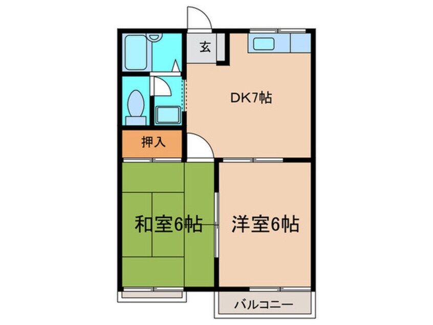 間取図 モアクレスト和気Ａ棟