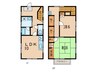 東山町一戸建 2LDKの間取り