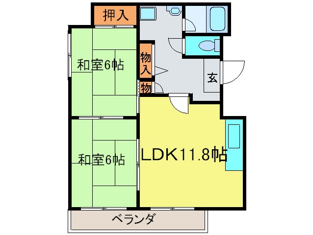 間取り図 メゾンドクレイヨン
