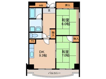 間取図 メゾンドクレイヨン