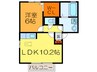 第６ウエスタンハイツ 1LDKの間取り
