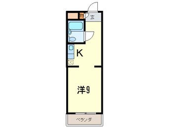 間取図 サンハイツ白鳩パート１