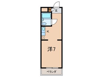 間取図 サンハイツ白鳩パート１