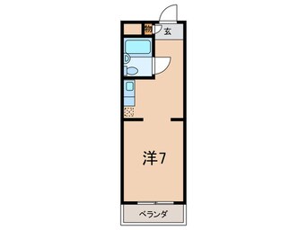 間取図 サンハイツ白鳩パート１