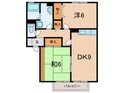 サニーハイツジュンＡ棟の間取図