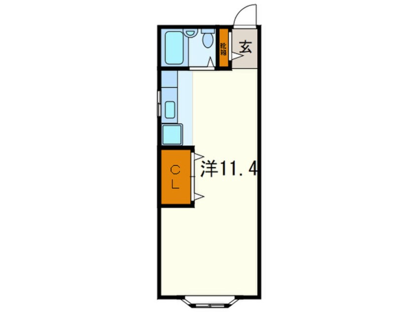 間取図 コウヅキハイツ