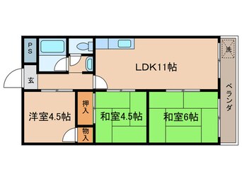 間取図 コ－ポ陽光