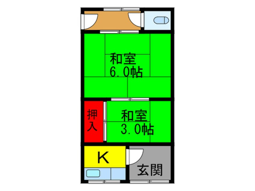 間取図 新橋町谷様文化