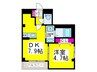 SHO 1DKの間取り