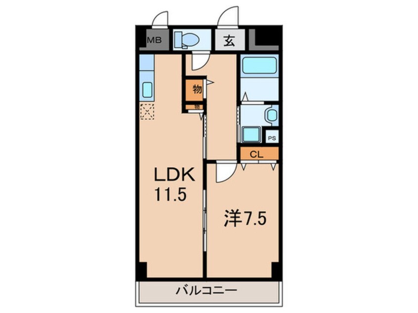 間取図 西舞子壱番館