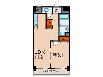 間取図 西舞子壱番館