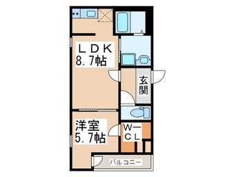 間取図 フジパレス住吉