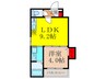 ＦａｓｅｃｉａＡｔｔｉｖｏ　Ｖ 1LDKの間取り