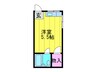 南谷マンション 1Rの間取り