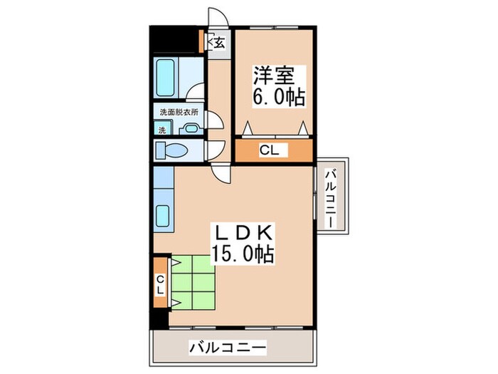 間取り図 セレニティ南巽