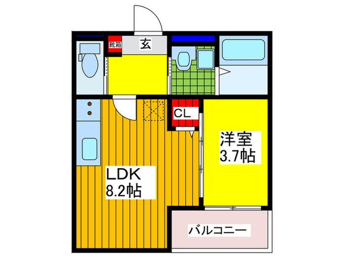 間取り図 新森アパートメント