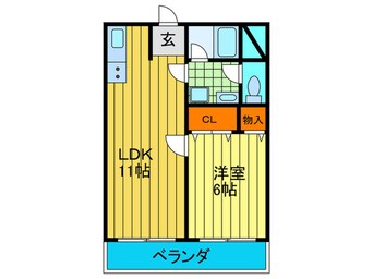 間取図 第一オカビル