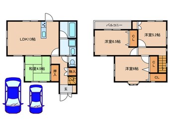 間取図 貝塚市新井戸建