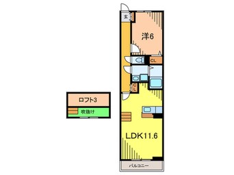 間取図 ソレイユⅠ