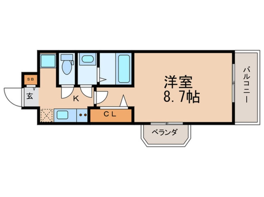 間取図 Ｌｕｘｅ淡路