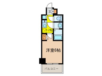 間取図 ﾗﾗﾌﾟﾚｲｽ阿波座駅前ﾌｪﾘｵ(803)