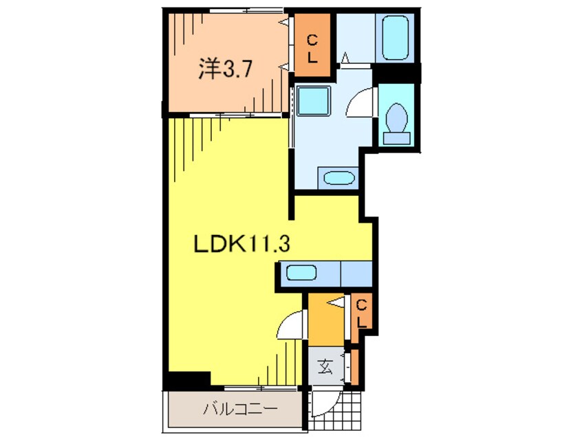 間取図 ソレイユⅡ