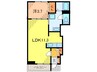 ソレイユⅡ 1LDKの間取り