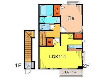 間取図 ソレイユⅡ