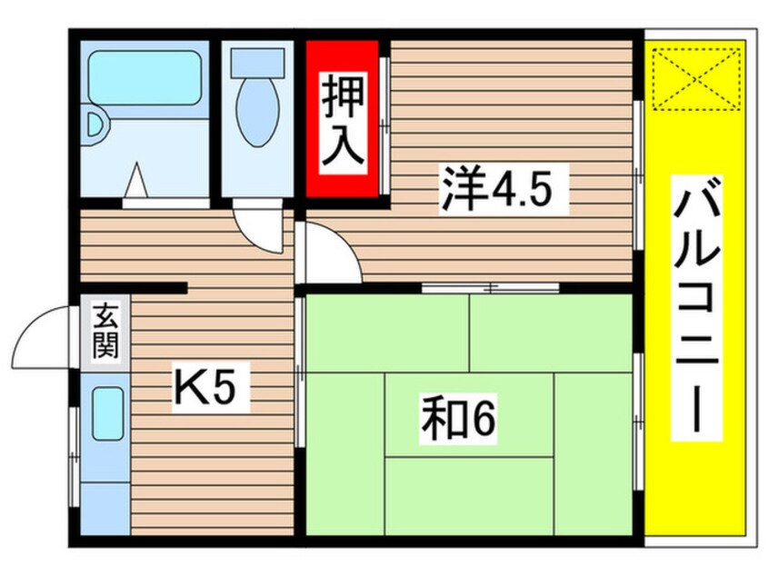 間取図 ロイヤルコーポＺＥＮ