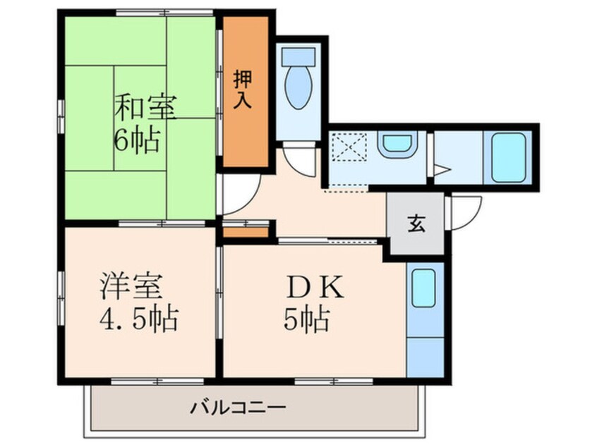 間取図 アルラ武庫川