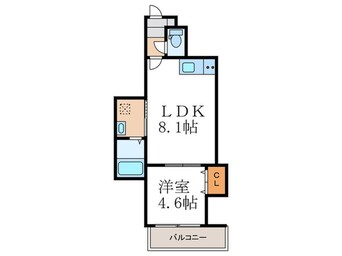 間取図 Private Residence 東一条