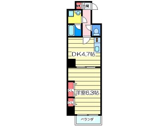 間取図 ジェイ・プライド上本町ヒルズ