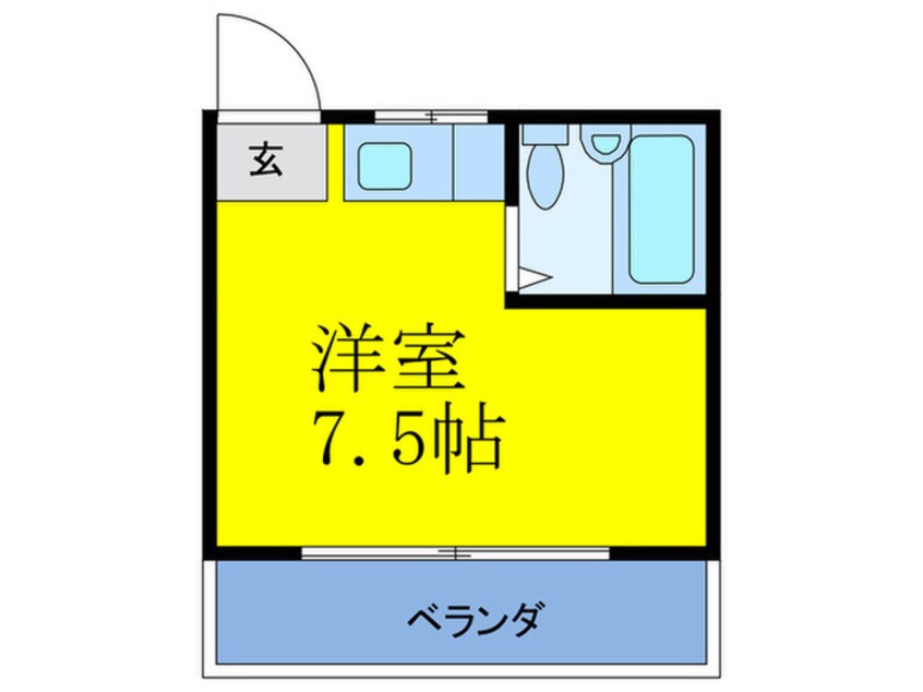 間取図 第８淀川ビル