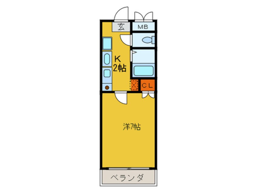 間取図 ジオ・グランデ高井田