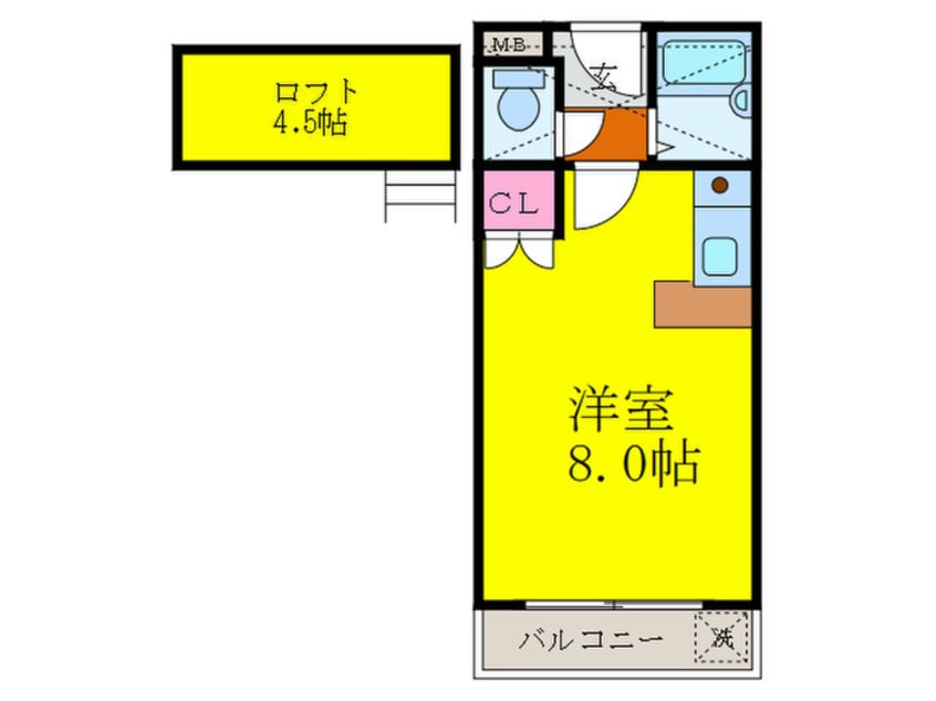 間取図 ビスタ千里丘Ⅴ