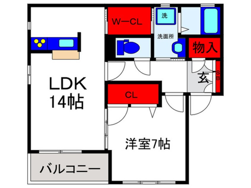 間取図 ファミ－ルコ－ト