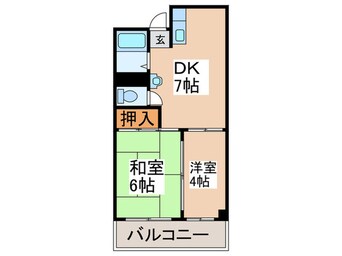 間取図 マンション入福