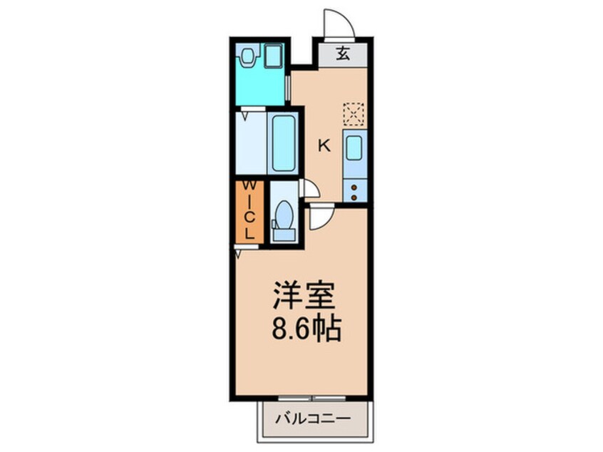 間取図 ﾌｼﾞﾊﾟﾚｽ出来島WESTⅠ番館