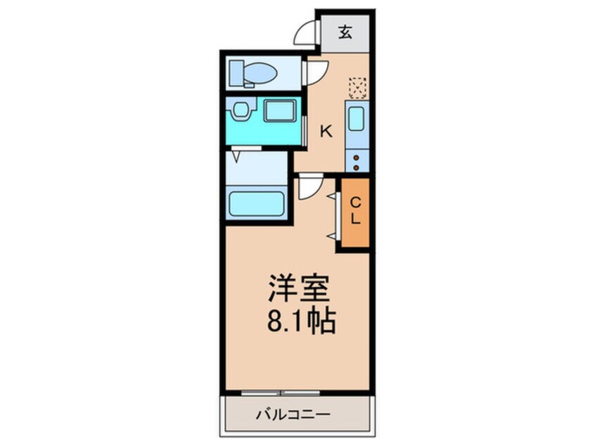 間取図 ﾌｼﾞﾊﾟﾚｽ出来島WESTⅠ番館