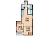 Ｄ　ｐｏｒｔａ　ｅｔｅｒｎｏ 2LDKの間取り
