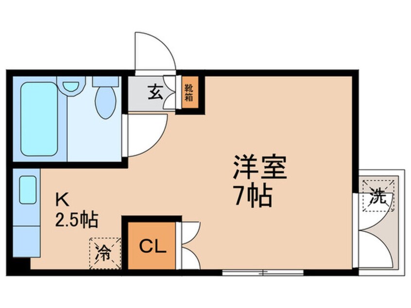 間取図 サン・フラワ－御幸町