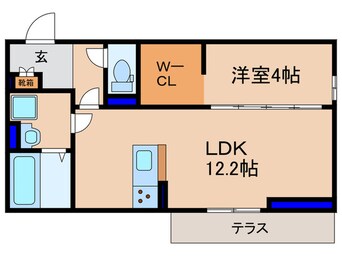 間取図 メゾンクレール瀬田北