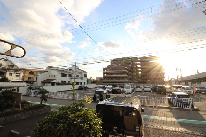 室内からの展望 ア－クＡ棟