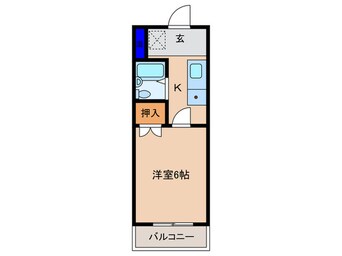 間取図 北川マイルーム88