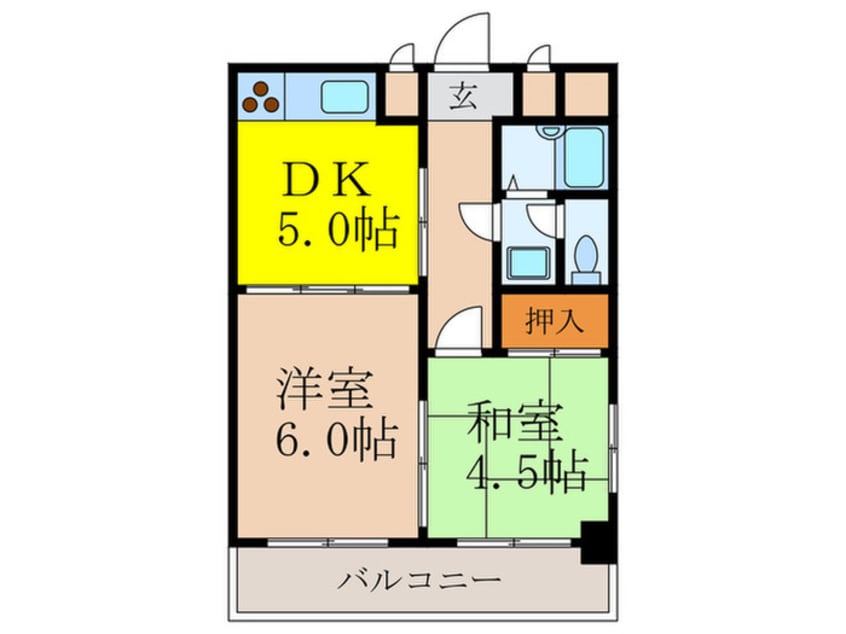 間取図 メゾンドサクラ大阪