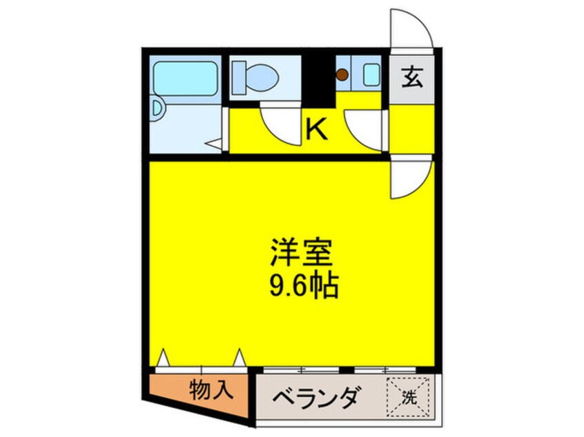 間取図 フレグランス阿倍野