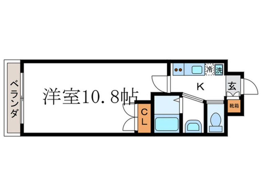 間取図 ファミユ白川